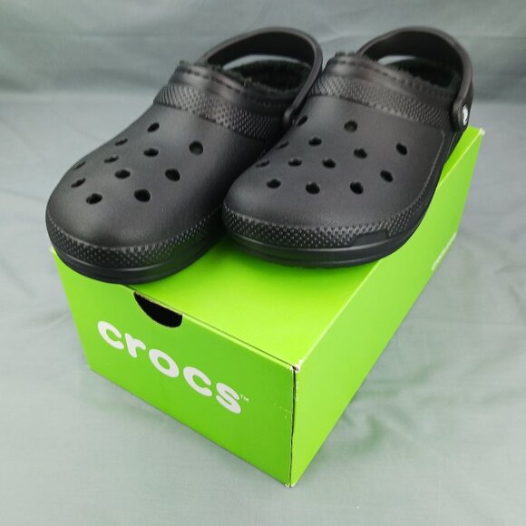 Crocs CLASSIC LINED Clog Comfortable Fur Slip On Men's Sizes 9-11 *New in Box* - Picture 8 of 8